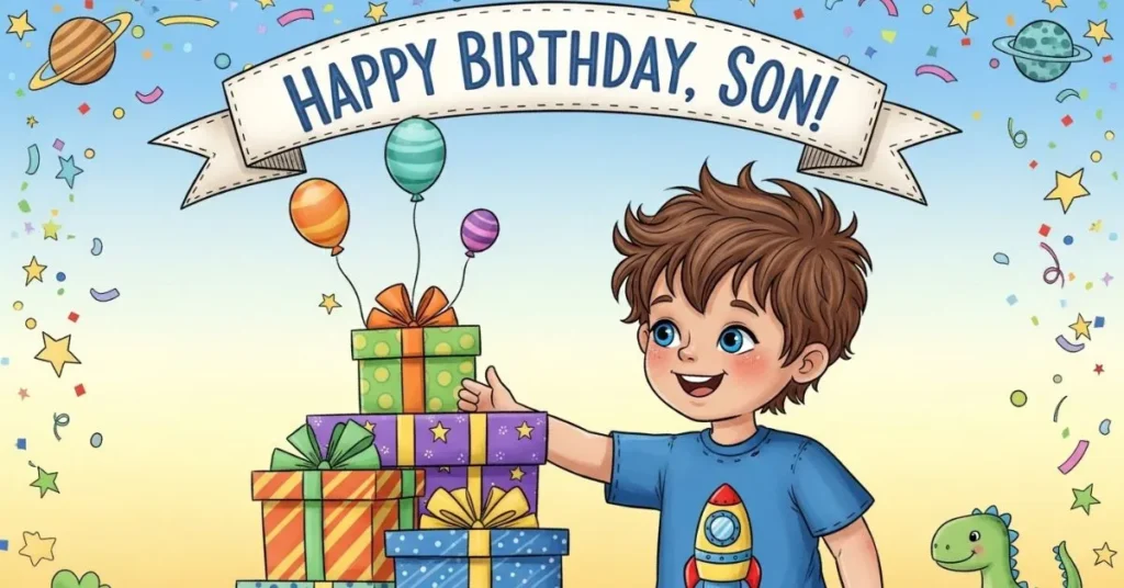 Birthday Wishes for a Young Son
