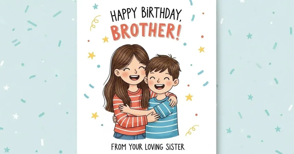 Birthday Wishes for Brother from Sister