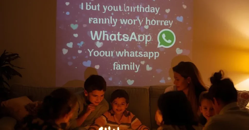 Birthday Wishes for Family on WhatsApp