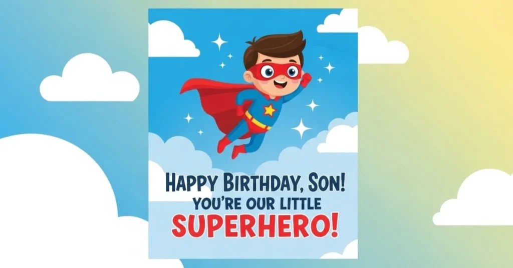 Birthday Wishes for Young Son