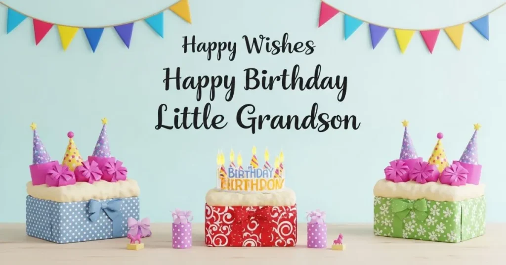 Cute Birthday Wishes for Grandson