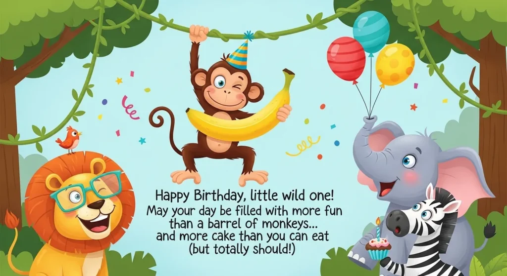 Funny Birthday Wishes for Kids
