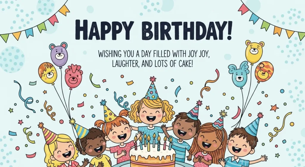 Happy Birthday Wishes for Kids