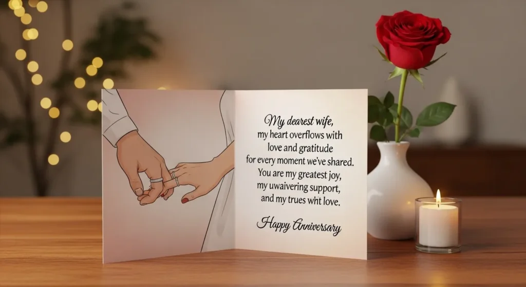 Heart Touching Anniversary Wishes for Wife