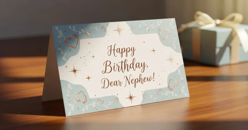 Heartfelt Birthday Wishes for Nephew