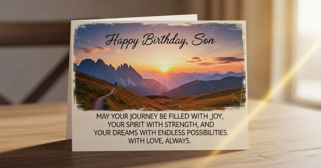 Inspirational Birthday Wishes for Son
