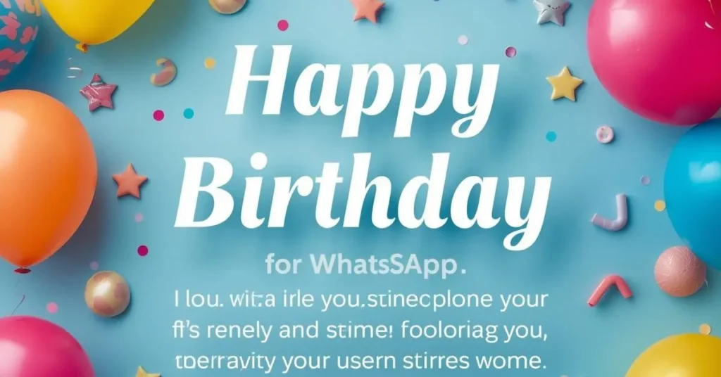 Inspirational Birthday Wishes for WhatsApp
