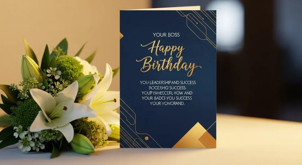 Inspirational Birthday Wishes for Your Boss