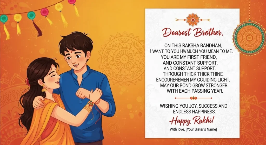 Long Rakhi Wishes for Brother