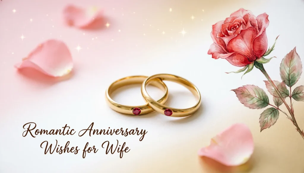 Romantic Anniversary Wishes for Wife