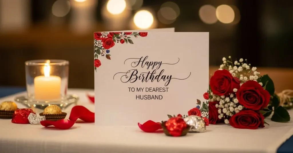 Romantic Birthday Wishes for My Husband