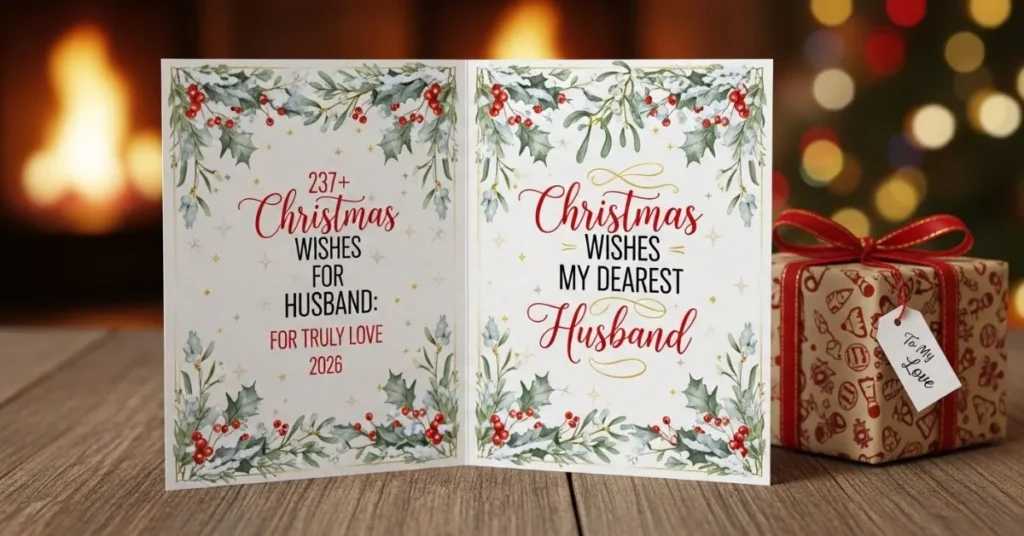 Romantic Christmas Wishes for Husband