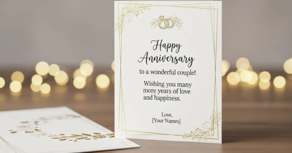 Short Anniversary Wishes for Couple