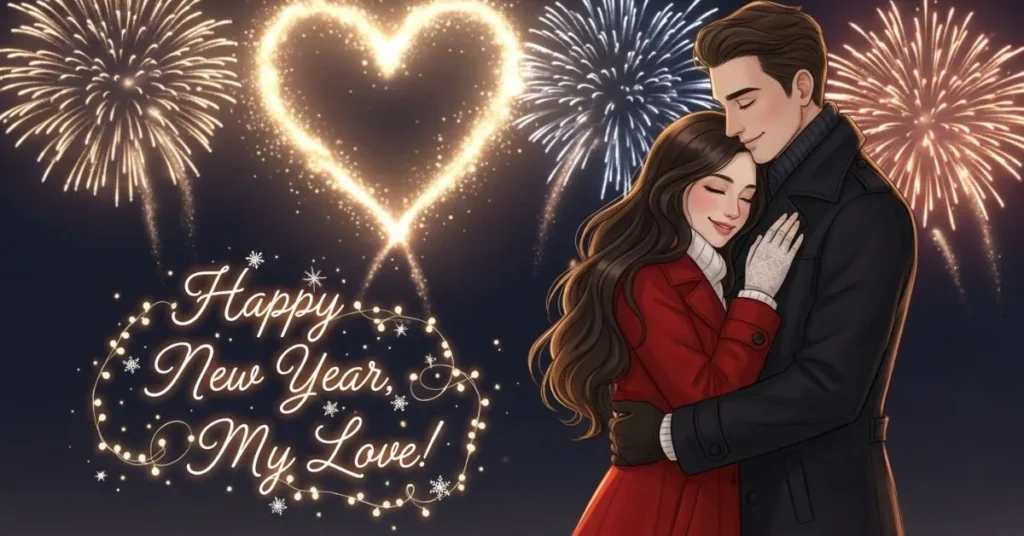 Sweet New Year Wishes for Girlfriend