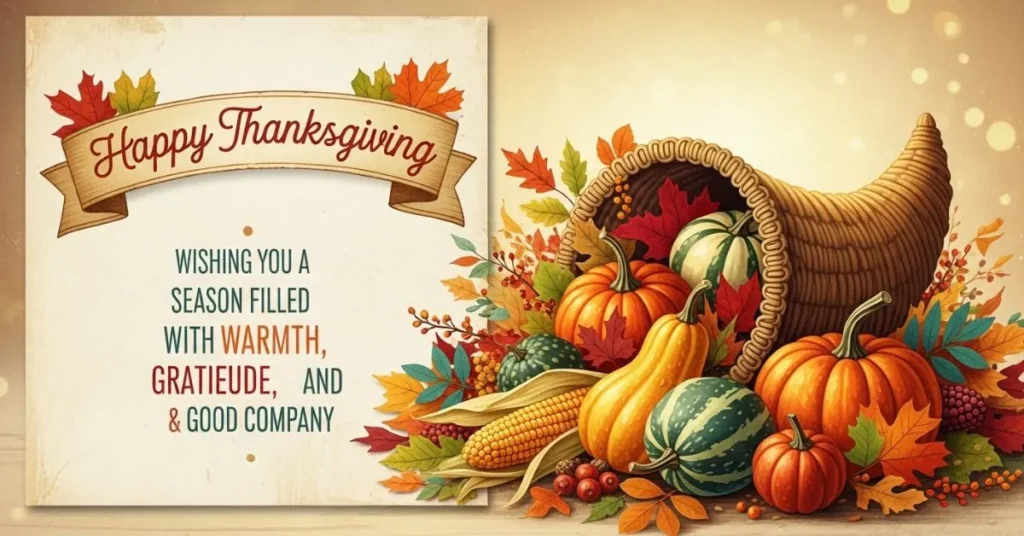 Thanksgiving Wishes for Cards