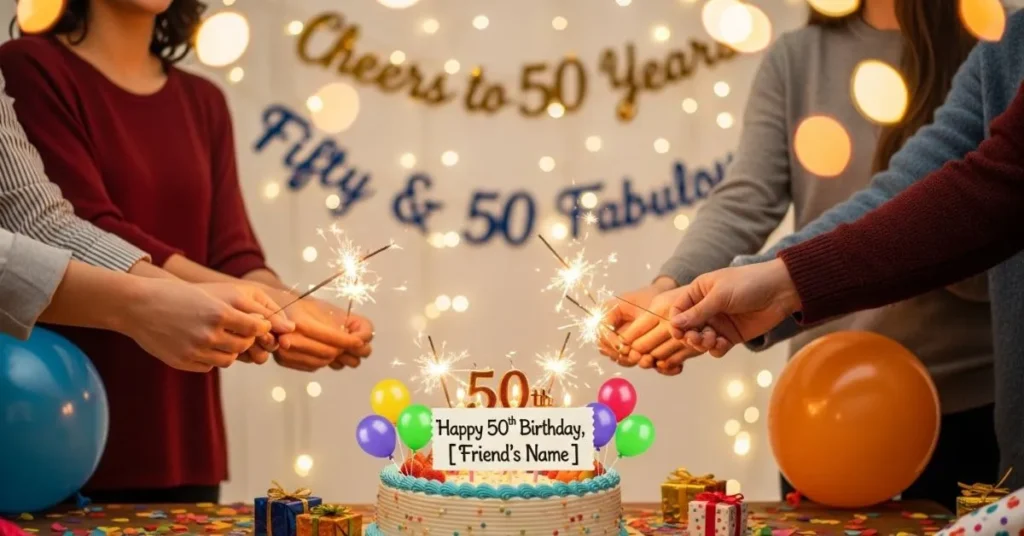 50th Birthday Wishes for Friends