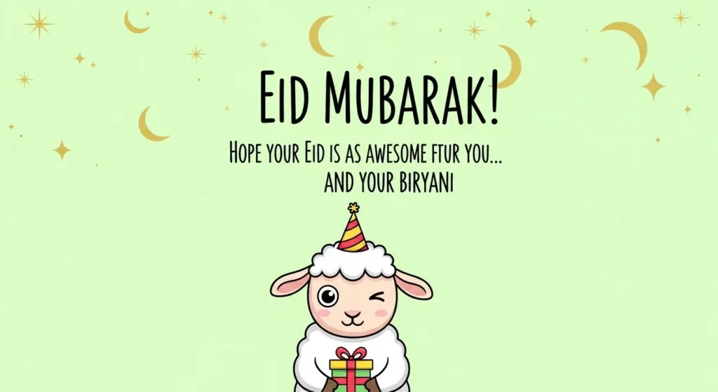 Funny Eid Wishes for Friends