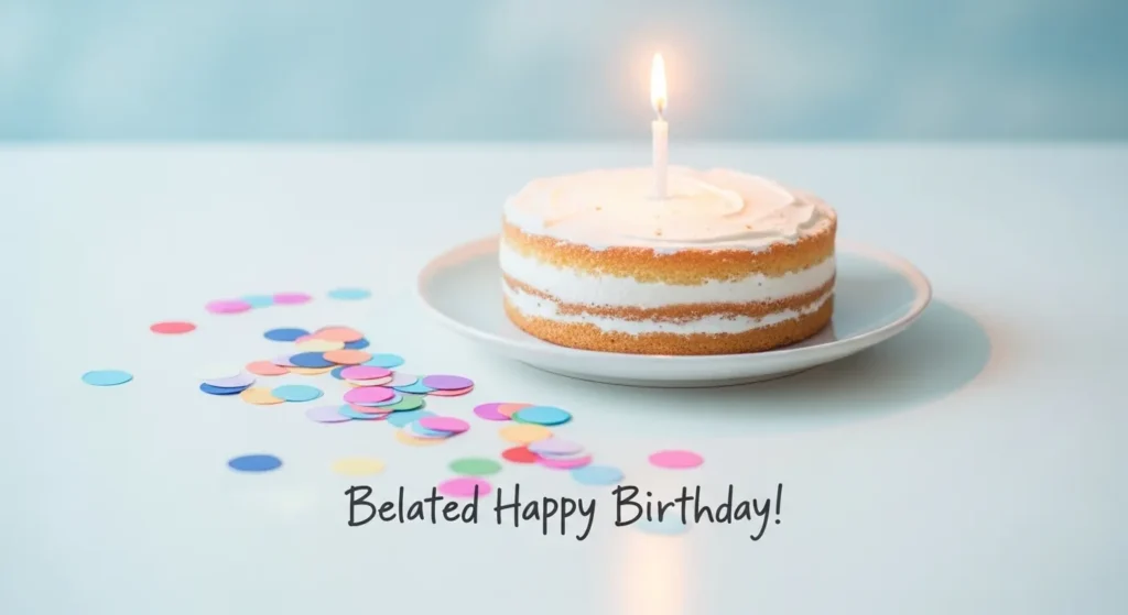 Belated Birthday Wishes for Friends 