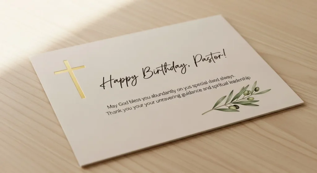 Best Christian Birthday Wishes for Pastor