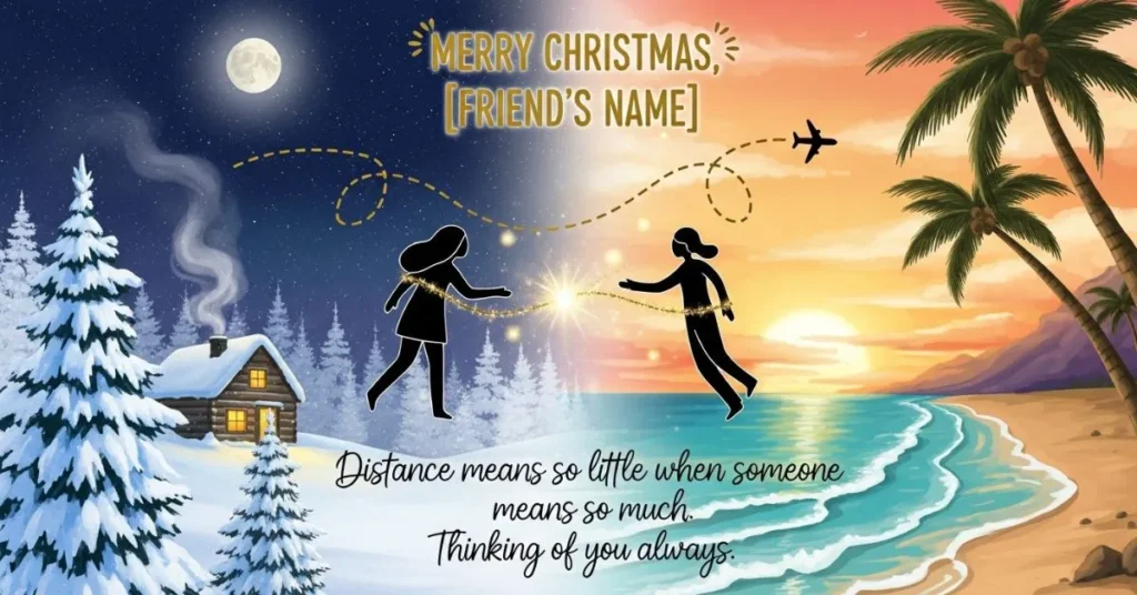 Christmas Wishes for Long-Distance Best Friend