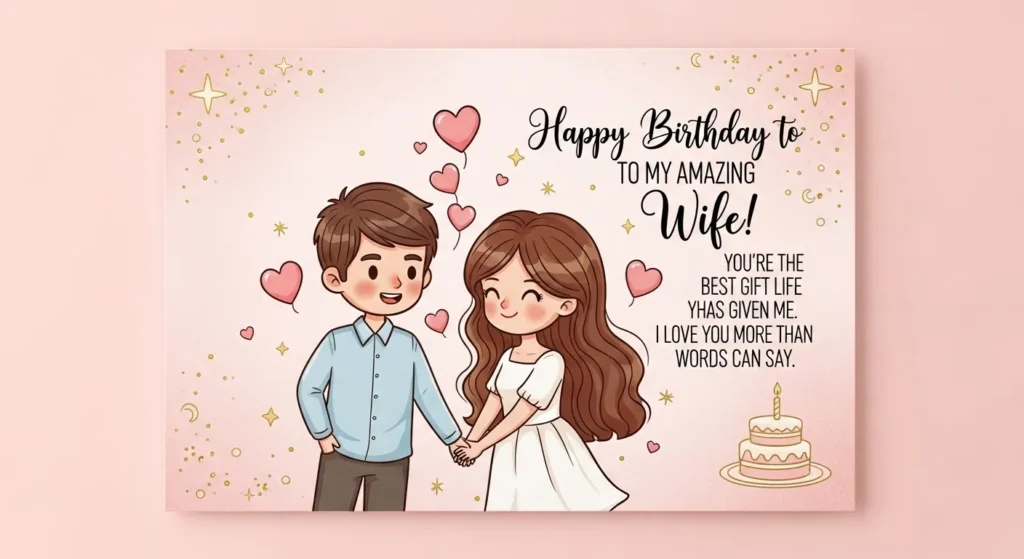 Cute Birthday Wishes for Wife