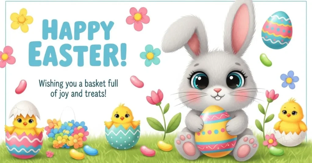 Cute Easter Wishes for Kids