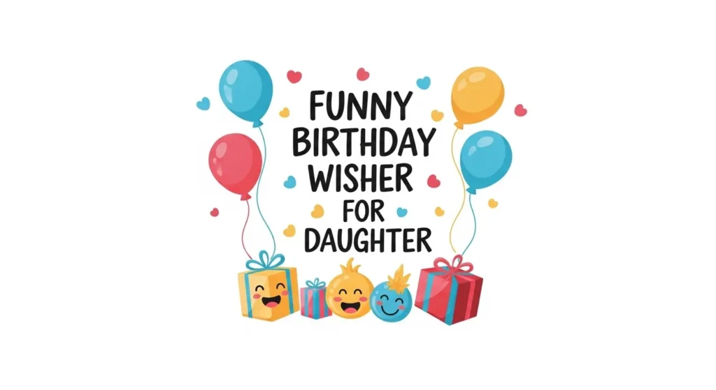 Cute Funny Birthday Wishes for Daughter