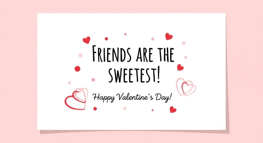 Cute Valentine Messages for Friends