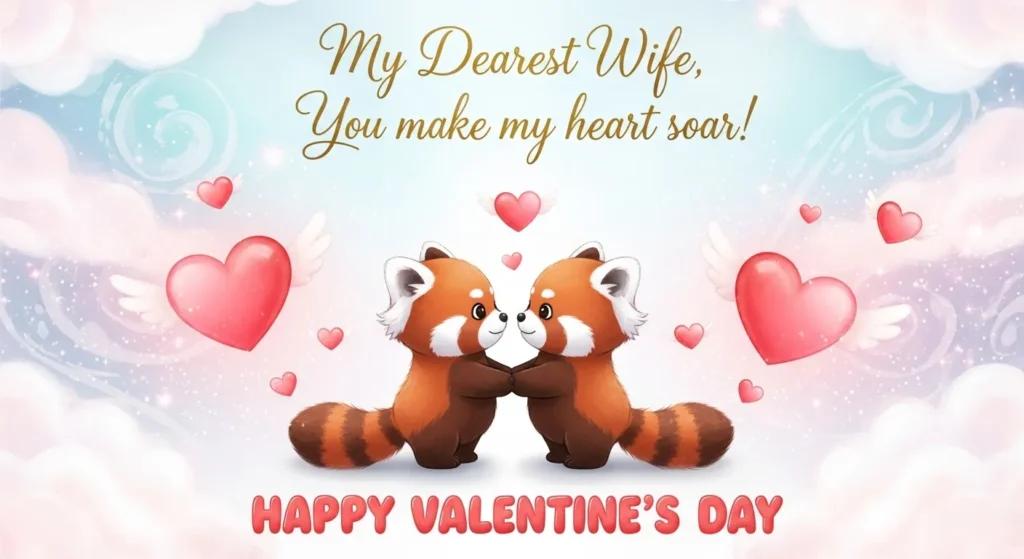 Cute Valentine Wishes for Wife