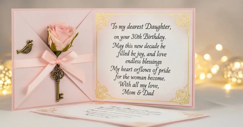 Emotional 30th Birthday Wishes for Daughter