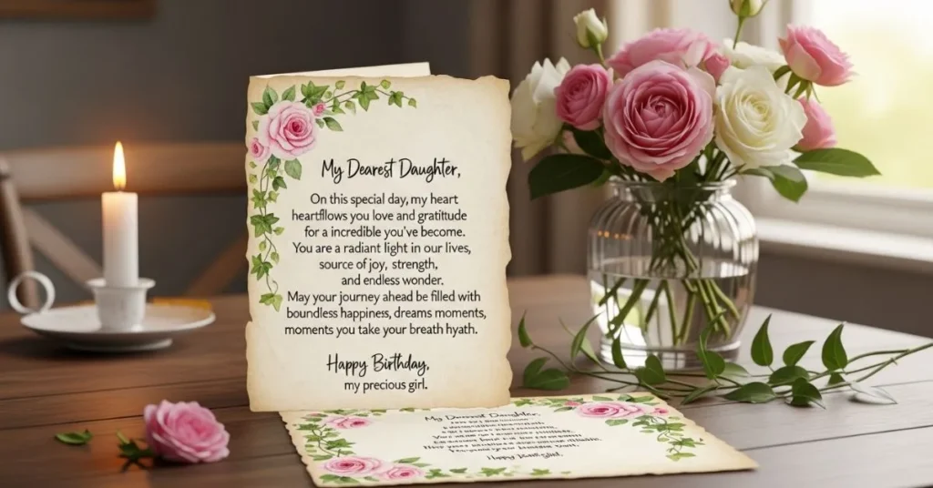 Emotional Birthday Wishes for Daughter