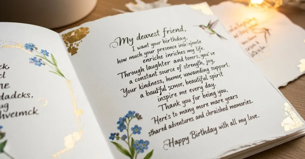 Emotional Birthday Wishes for Friend