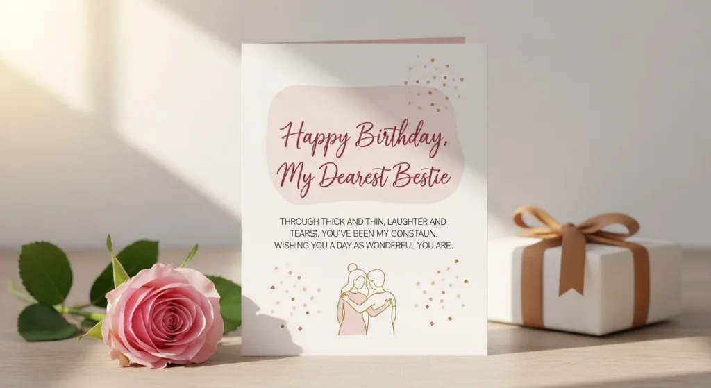 Emotional Birthday Wishes for My Bestie