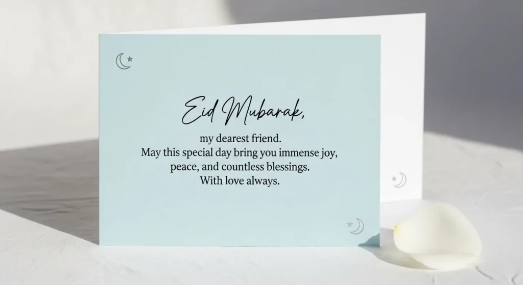Emotional Eid Wishes for Best Friends
