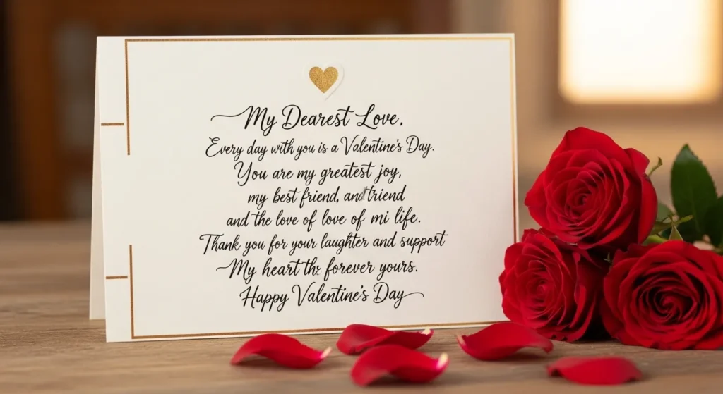 Emotional Valentine Wishes for Wife