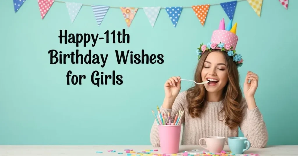 Funny 11th Birthday Wishes for Girl