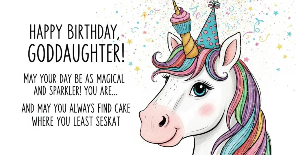 Funny Birthday Wishes for Goddaughter