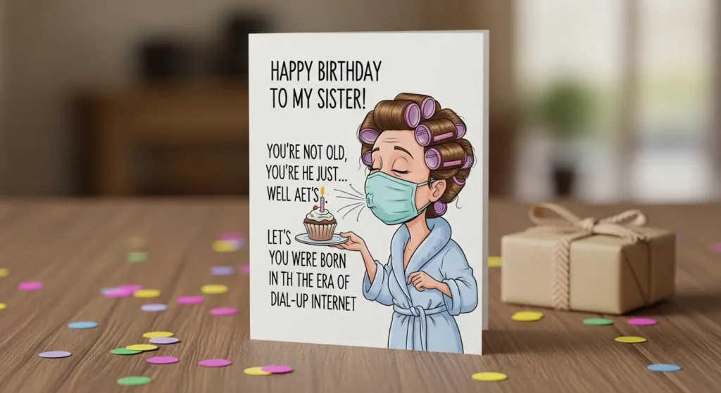 Funny Birthday Wishes for Sister