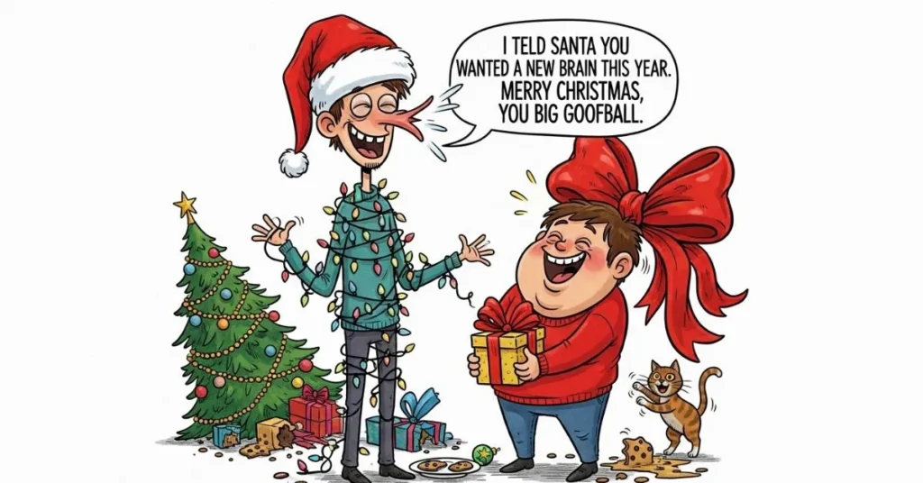 Funny Christmas Wishes for Best Friend