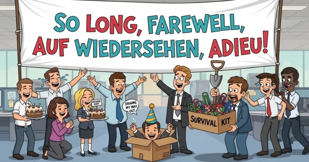 Funny Farewell Wishes for Coworkers 