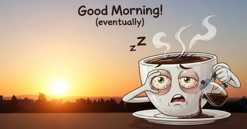 Funny Morning Wishes for Friends