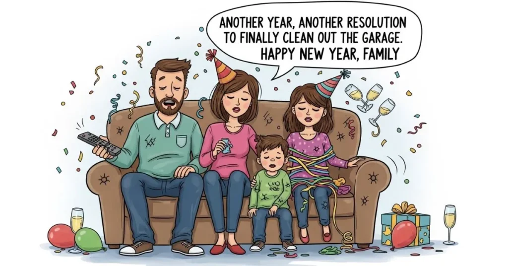 Funny New Year Wishes for Family