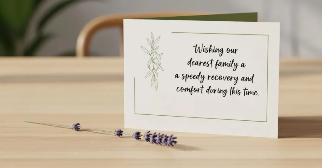 Get Well Wishes for Family