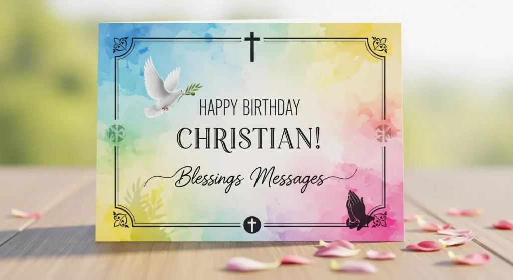 Happy Birthday Christian Blessings Messages