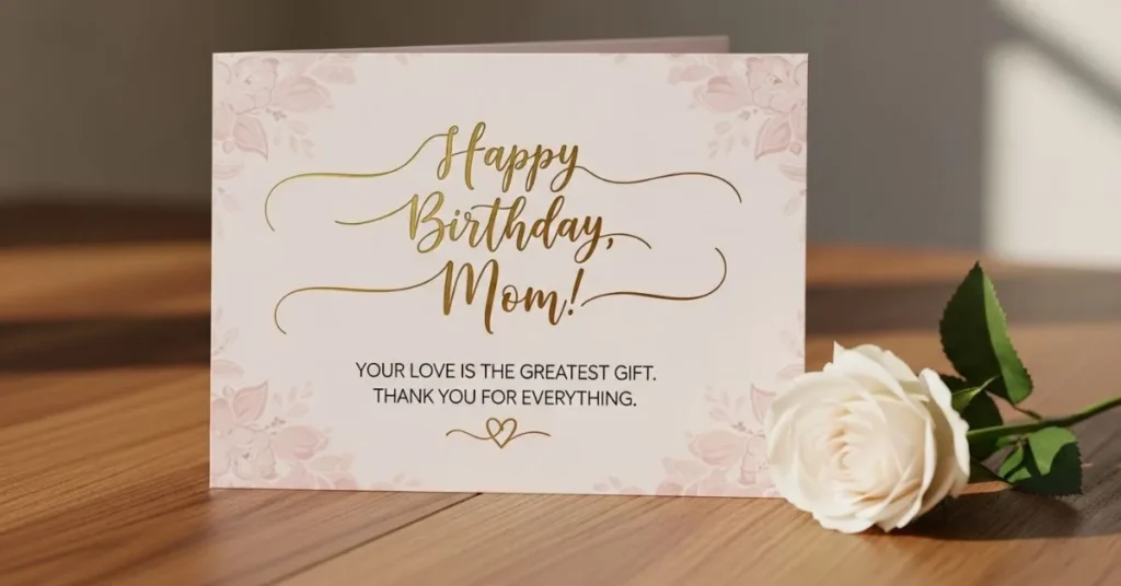 Heart Touching Birthday Wishes for Moms