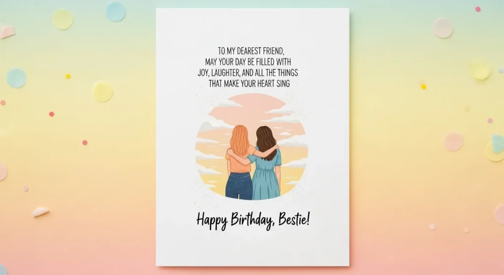 Heart Touching Birthday Wishes for My Bestie