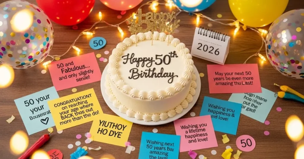 Heartfelt 50th Birthday Wishes