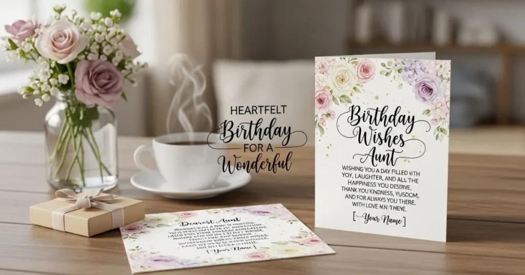 Heartfelt Birthday Wishes for Aunt