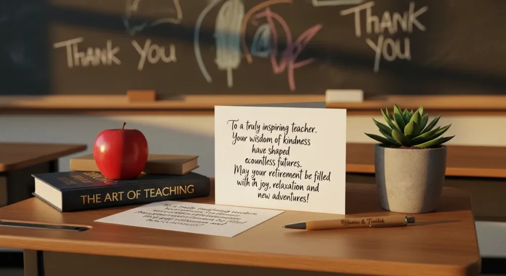 Heartfelt Retirement Wishes for a Teacher