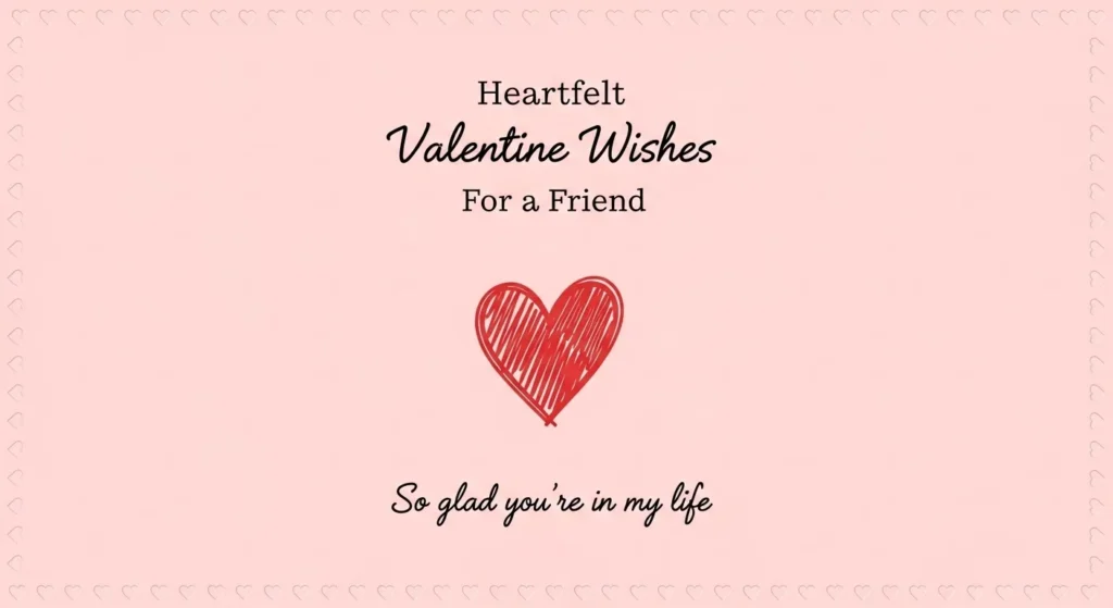 Heartfelt Valentine Wishes for a Friend